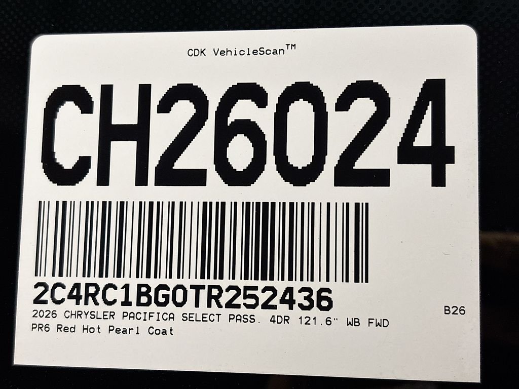New 2026 Red Hot Pearl-Coat Exterior Paint Chrysler Select image 25