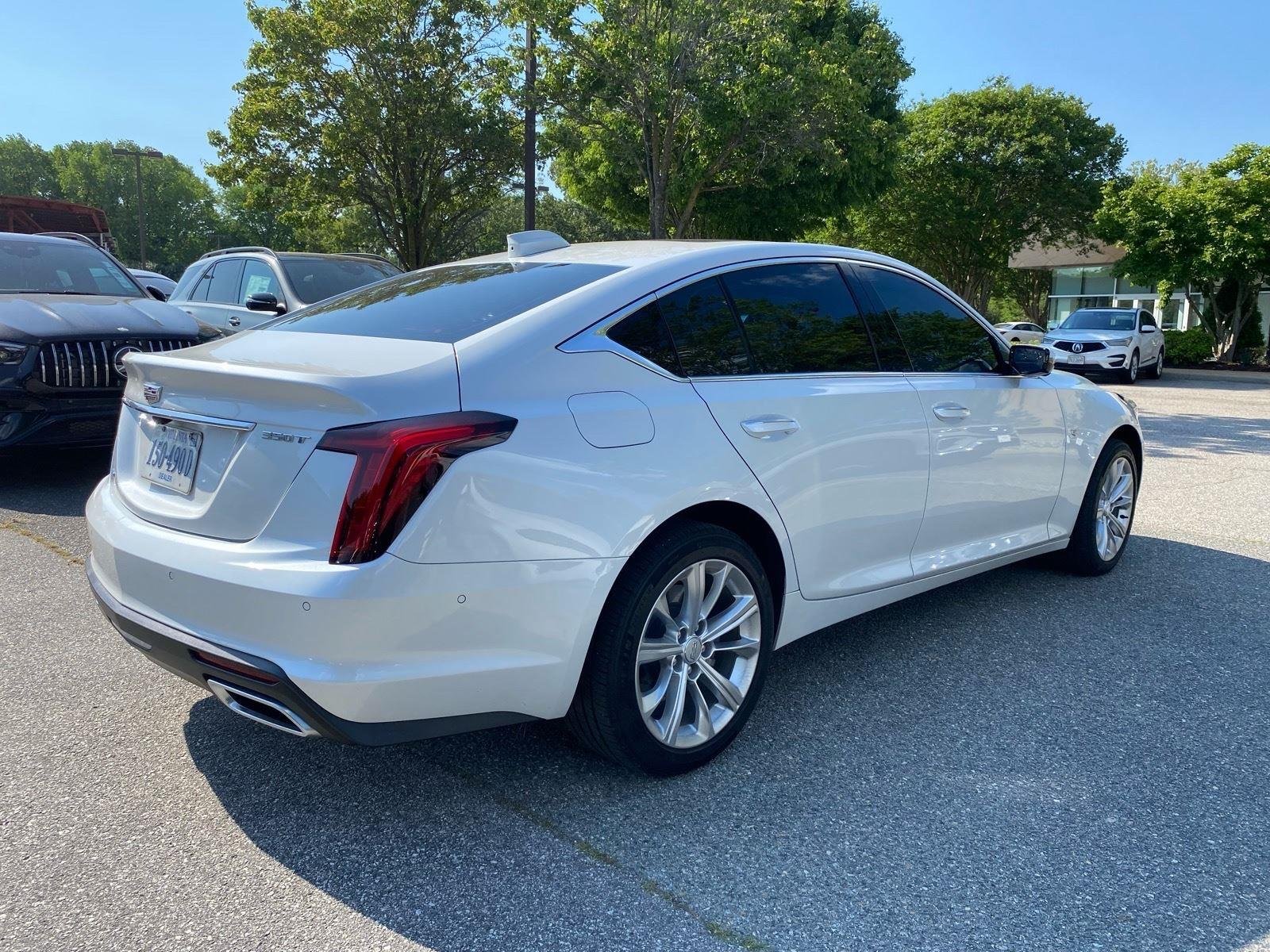 Used 2025 Crystal White Tricoat Cadillac Premium Luxury image 6
