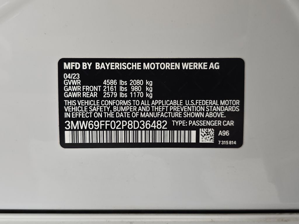 Certified Used 2023 Mineral White Metallic BMW 330i image 33