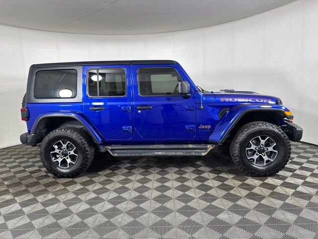 Used 2019 Ocean Blue Metallic Jeep Unlimited Rubicon image 2