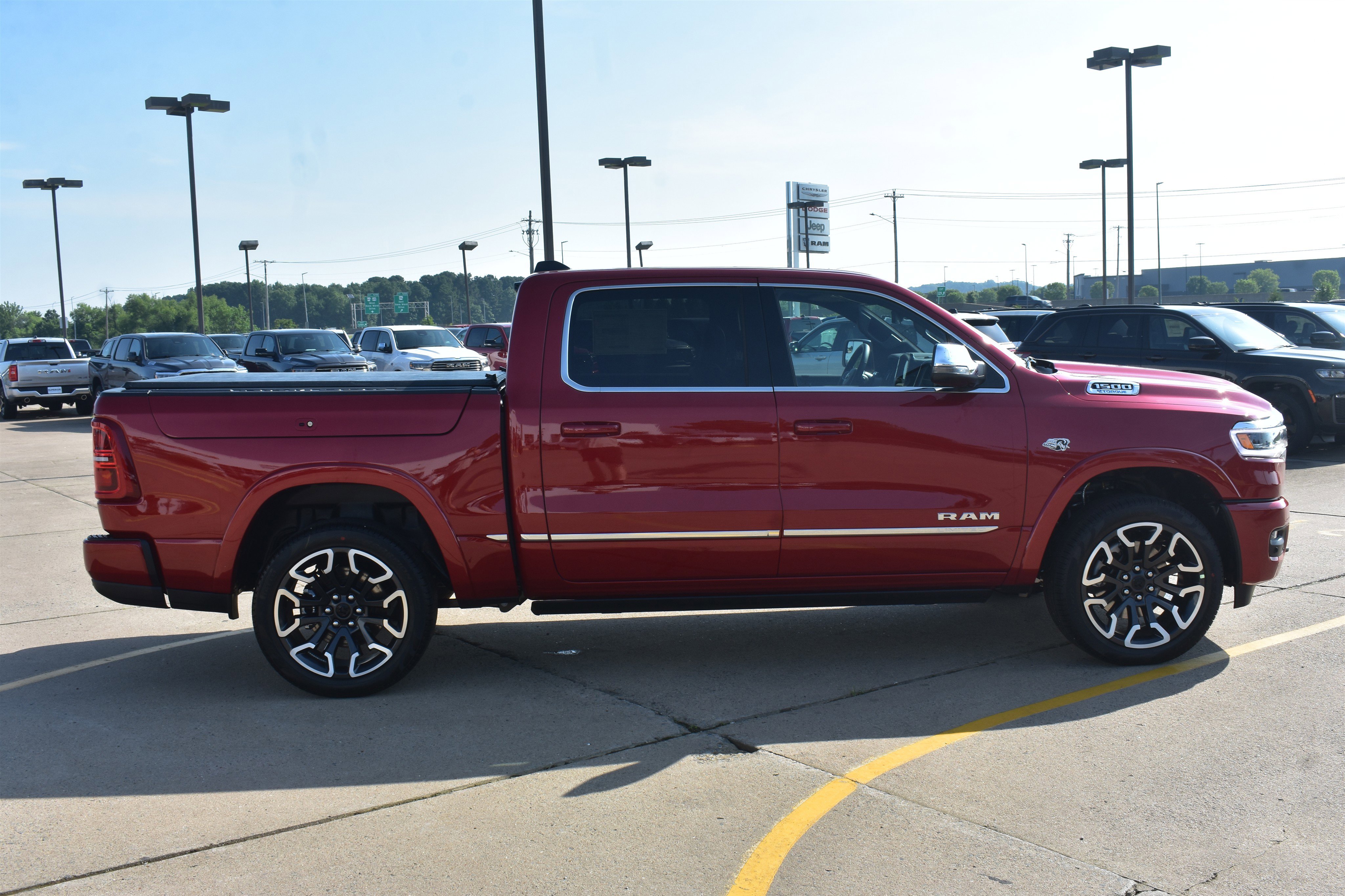 New 2026 Molten Red Pearlcoat RAM Limited image 4