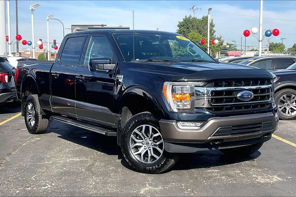 Used 2022 Blue Ford Lariat image 34