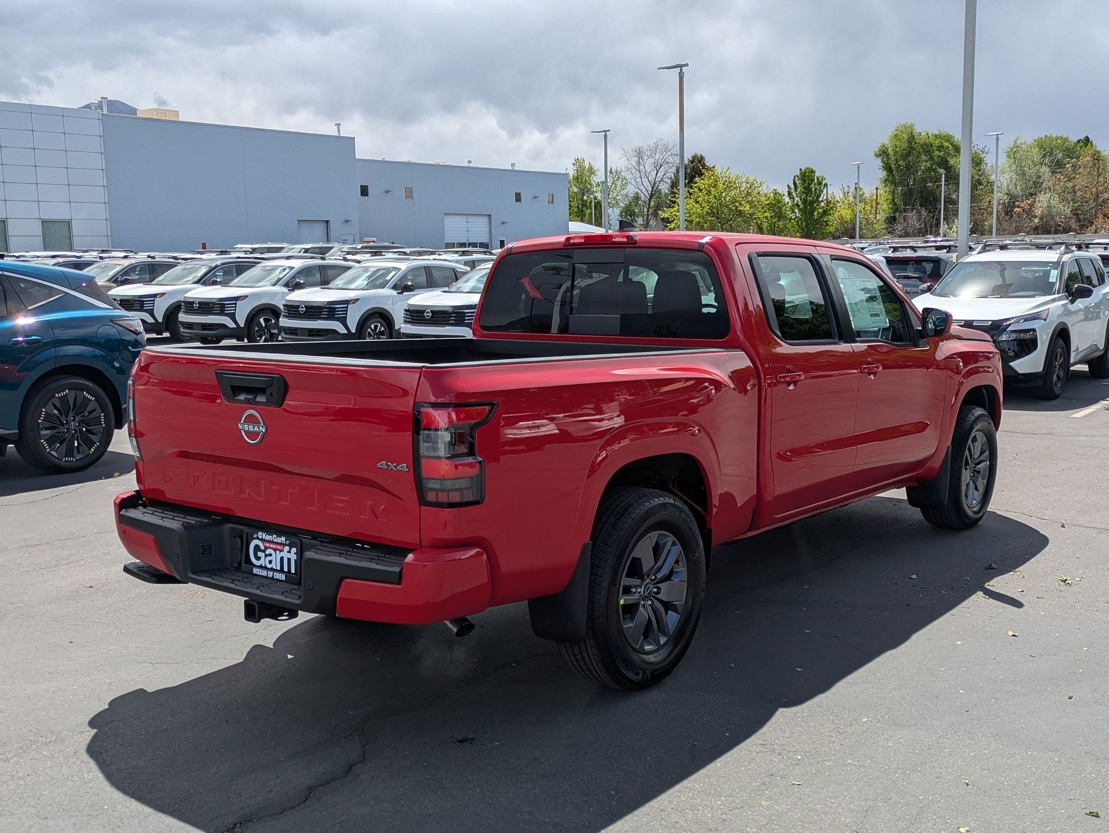 New 2026 Red Alert Nissan Crew Cab SV Long Bed image 3
