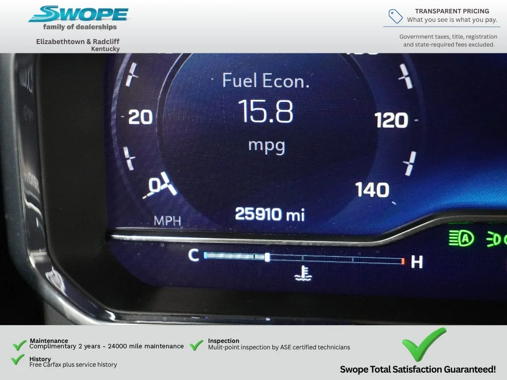 Used 2025 Riptide Blue Metallic Chevrolet RST image 18