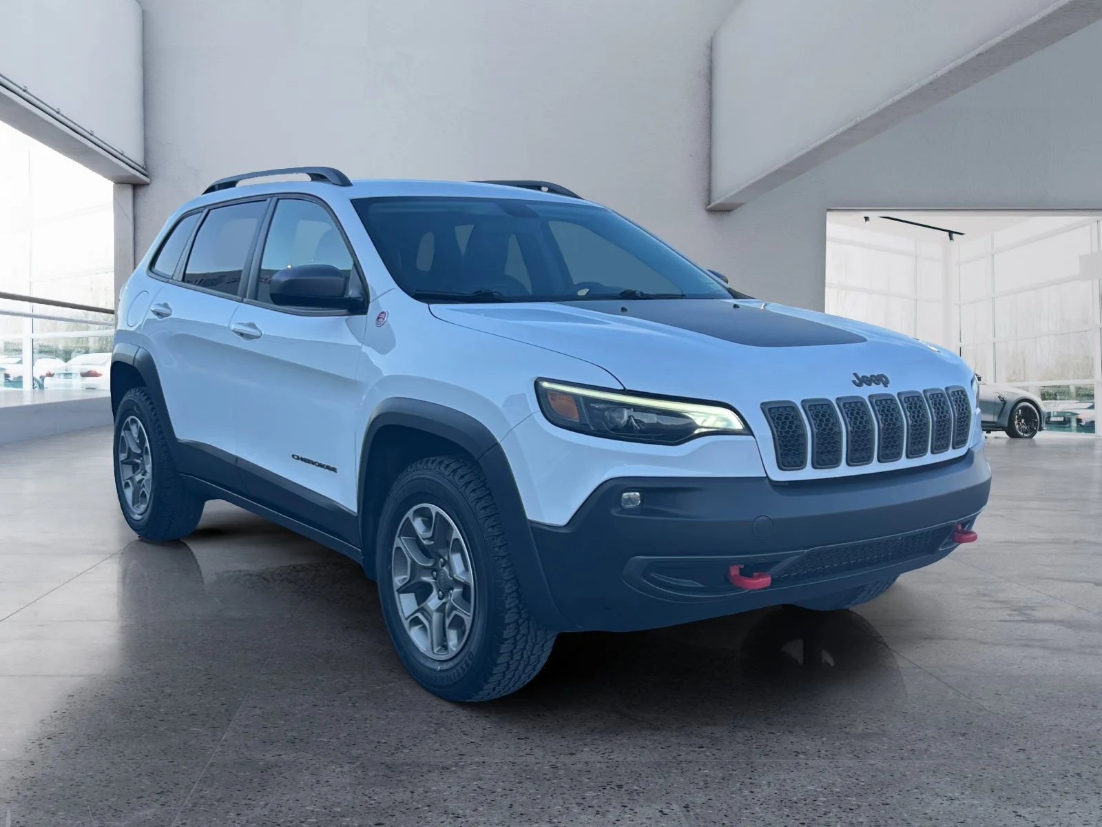 Used 2020 White Jeep Trailhawk image 7