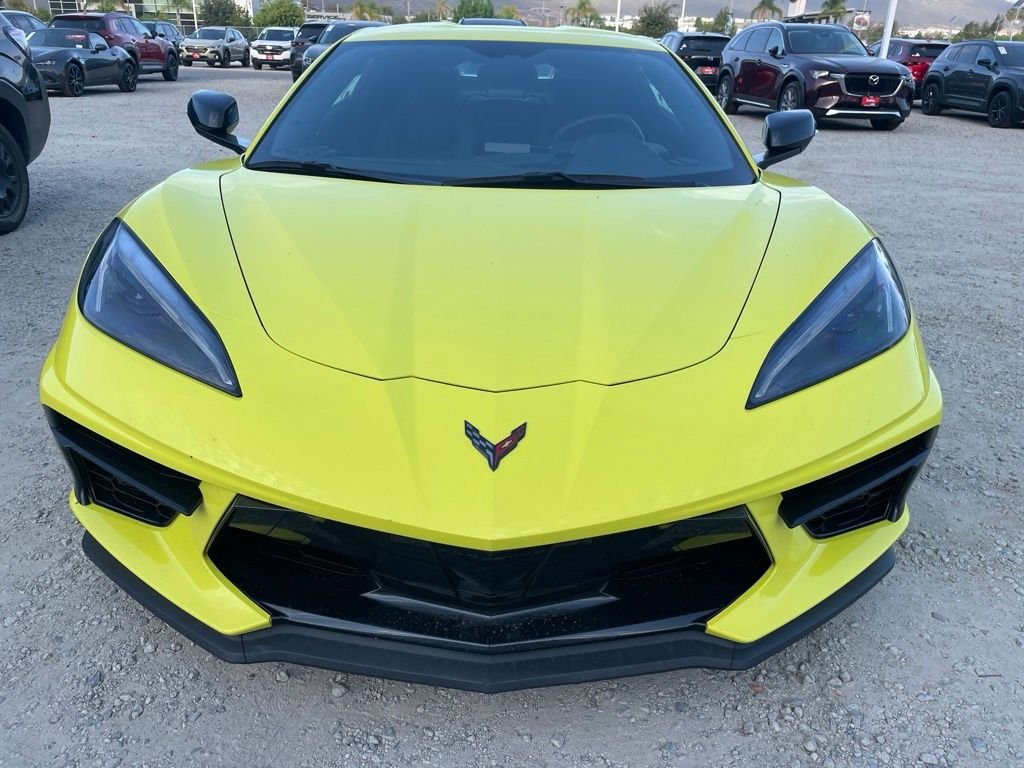 Used 2021 Yellow Metallic Chevrolet Stingray image 3