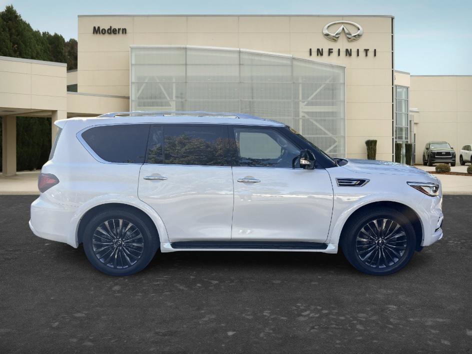 Used 2021 Moonstone White INFINITI PREMIUM SELECT image 8