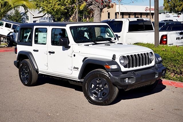 New 2026 Bright White Clear-Coat Exterior Paint Jeep Sport image 3