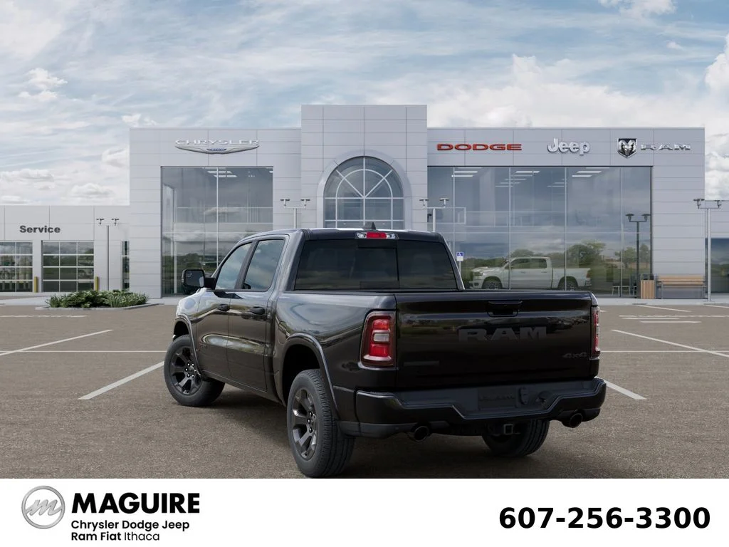 New 2026 Diamond Black Crystal Pearl-Coat Exterior Paint RAM Big Horn/Lone Star image 3
