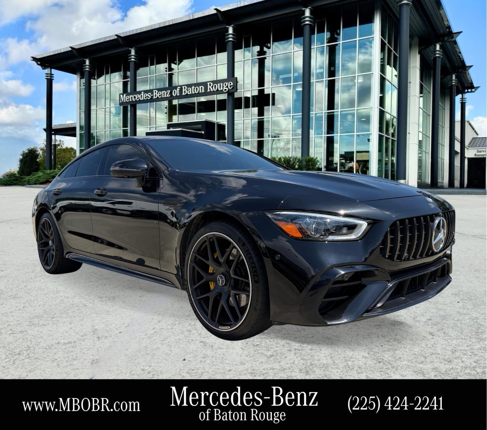 Certified Used 2024 Obsidian Black Metallic Mercedes-Benz AMG® GT 43 image 1