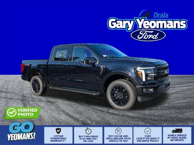 New 2026 Agate Black Metallic Ford Lariat® image 1