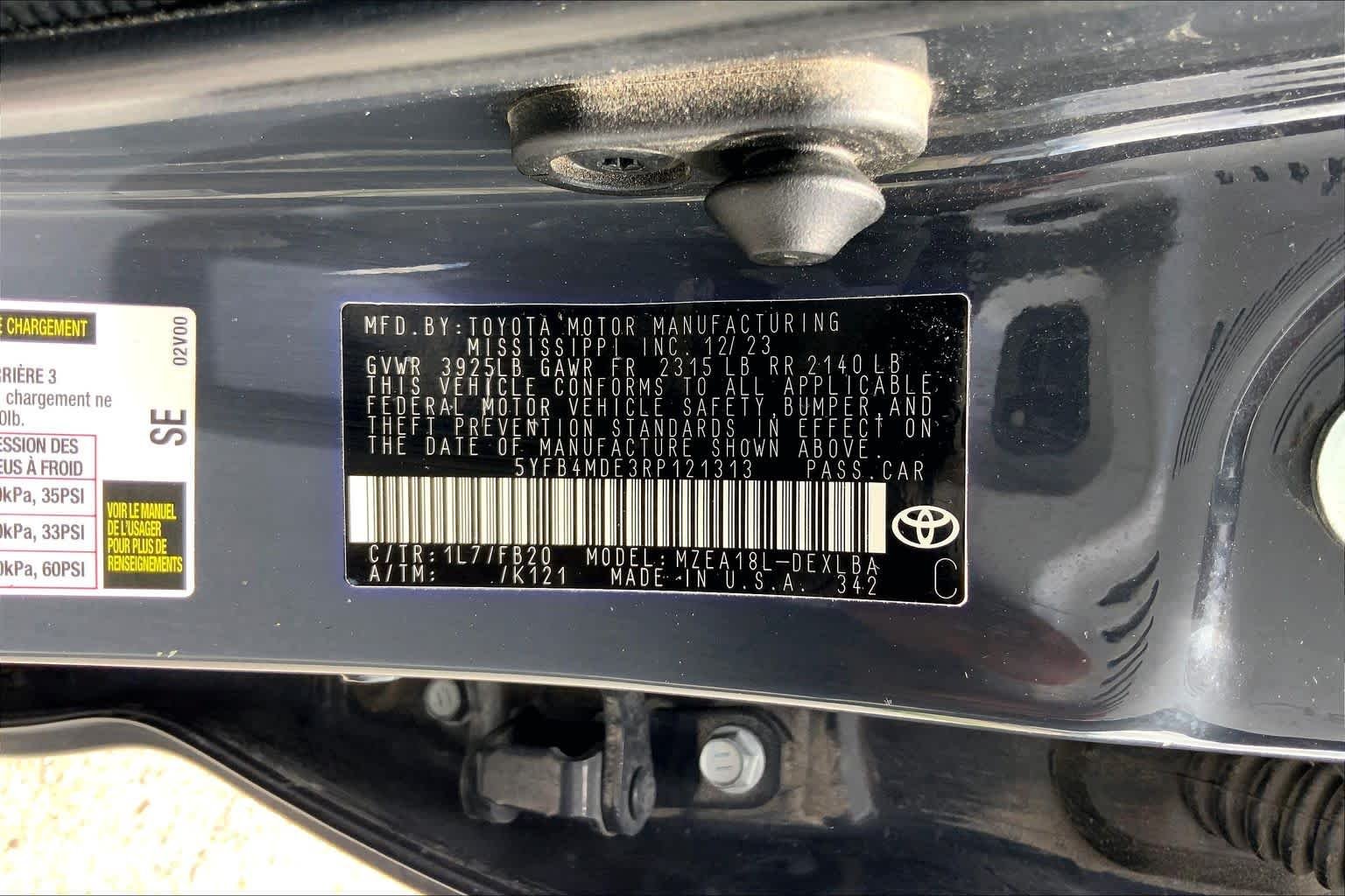 Used 2024 Underground Toyota LE image 36