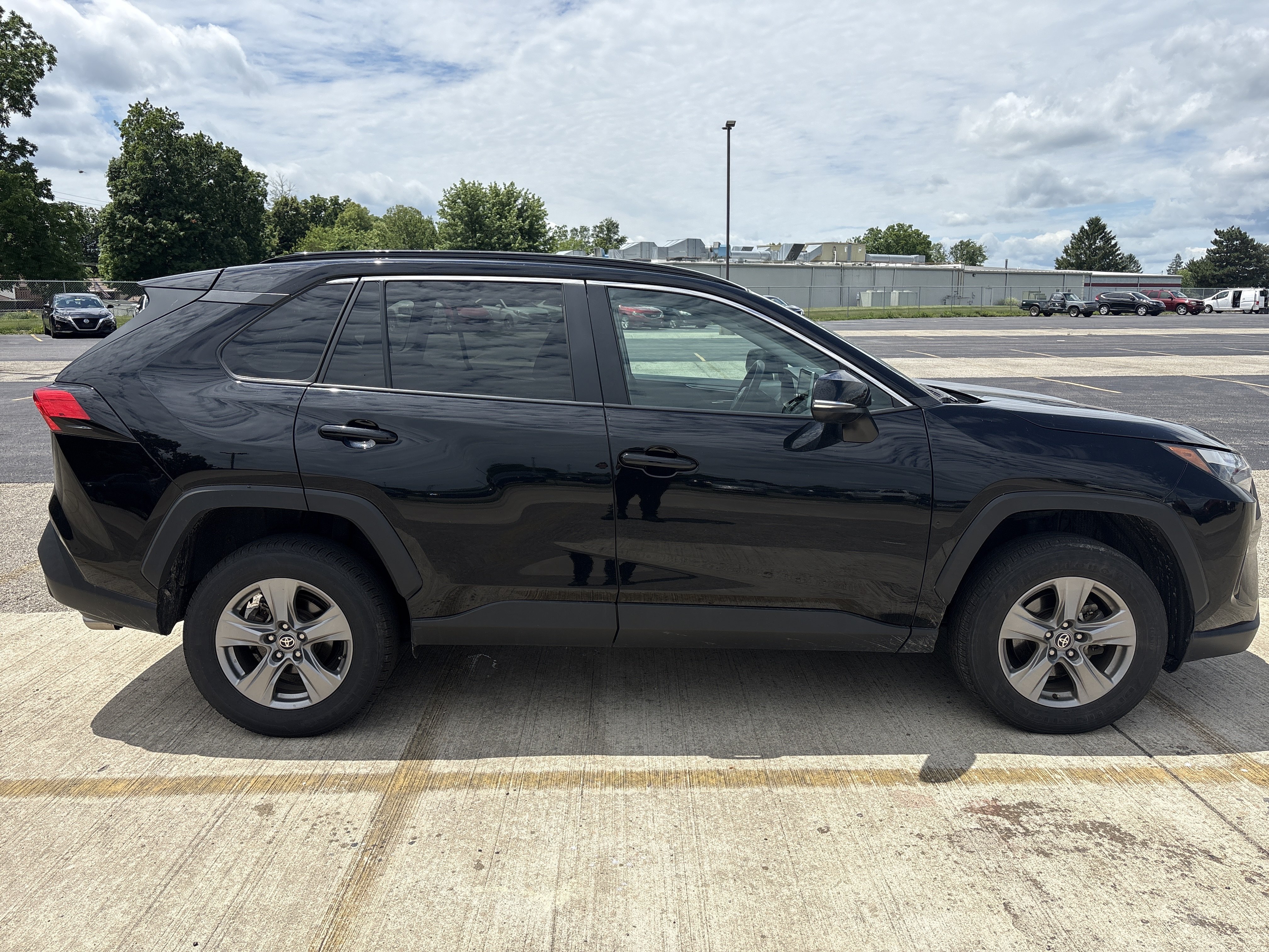 Used 2024 Midnight Black Metallic Toyota XLE image 3