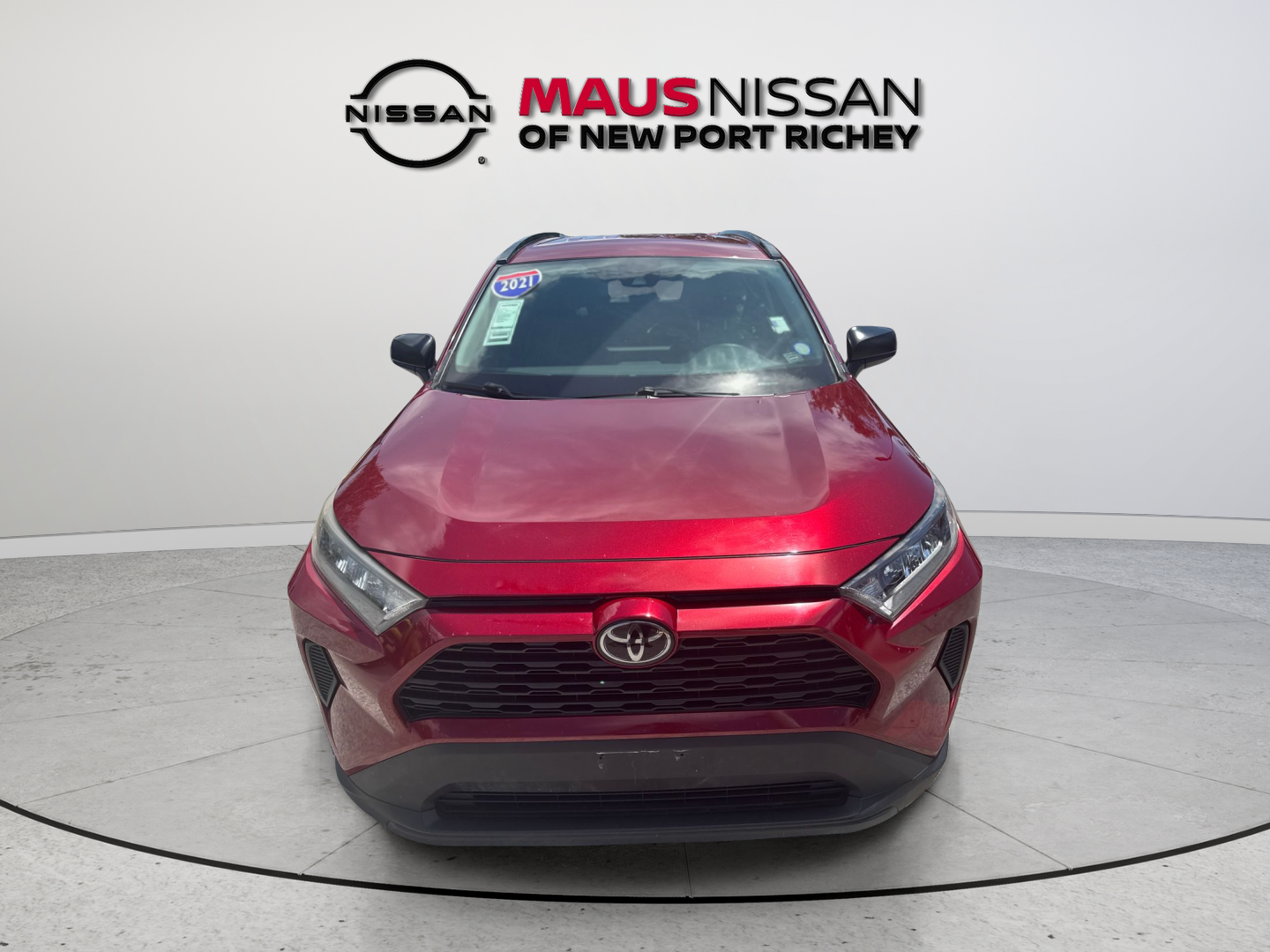 Used 2021 Red Toyota LE image 3