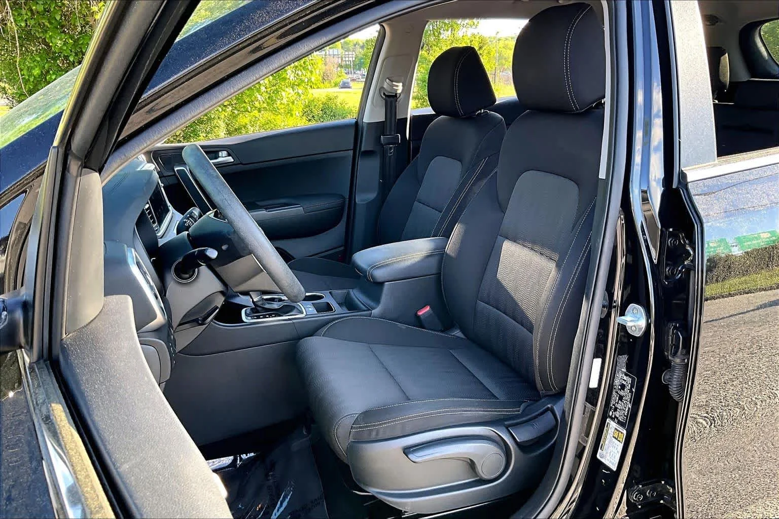 Certified Used 2020 Black Cherry Pearl Kia LX image 12