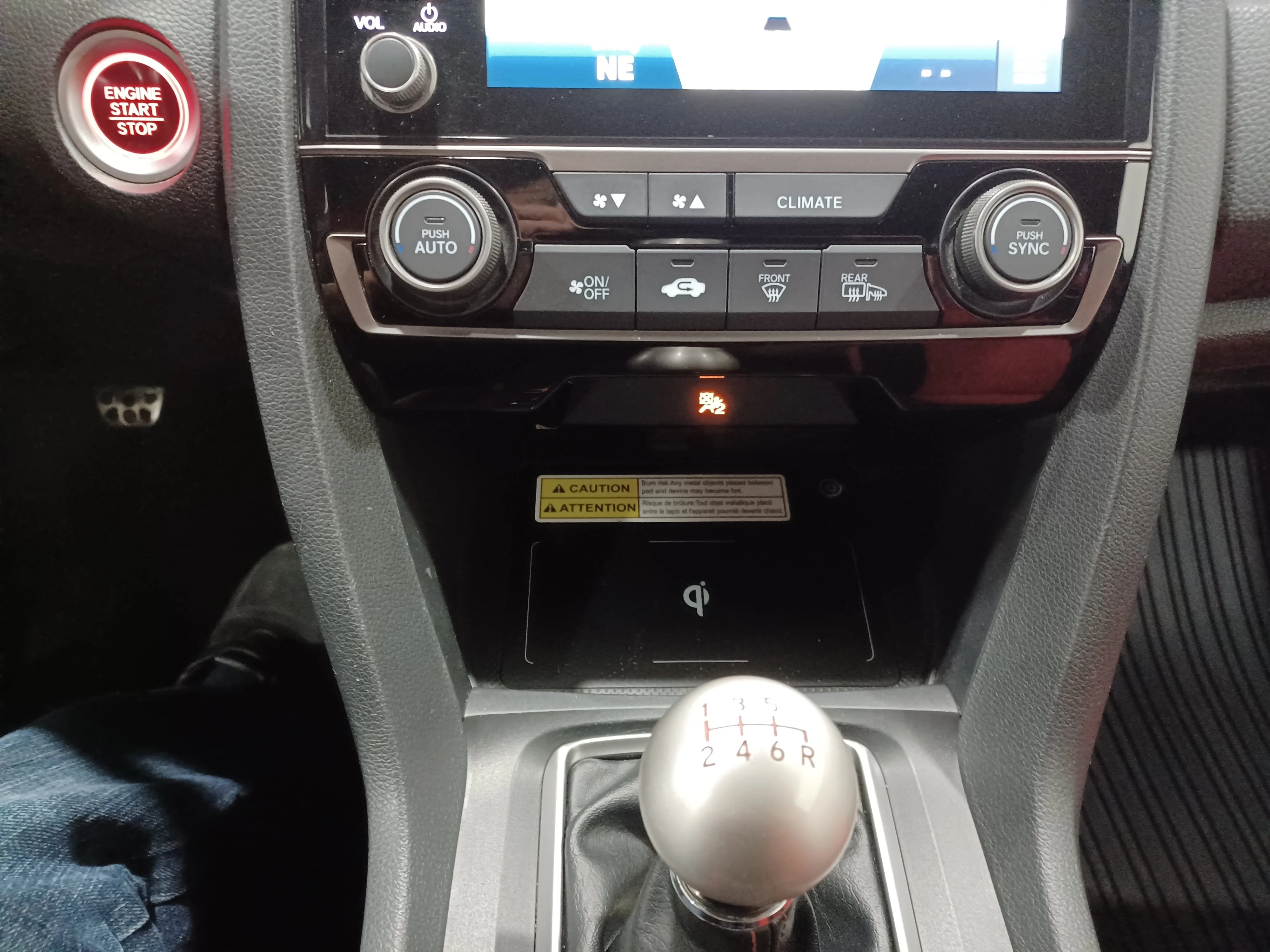 Used 2019 Sonic Grey Pearl Honda Manual*306HP!! | 6spd Manual | Sonic Grey Pearl | Red Alcantara Seats | Nav | Park Assist | CarPlay image 15