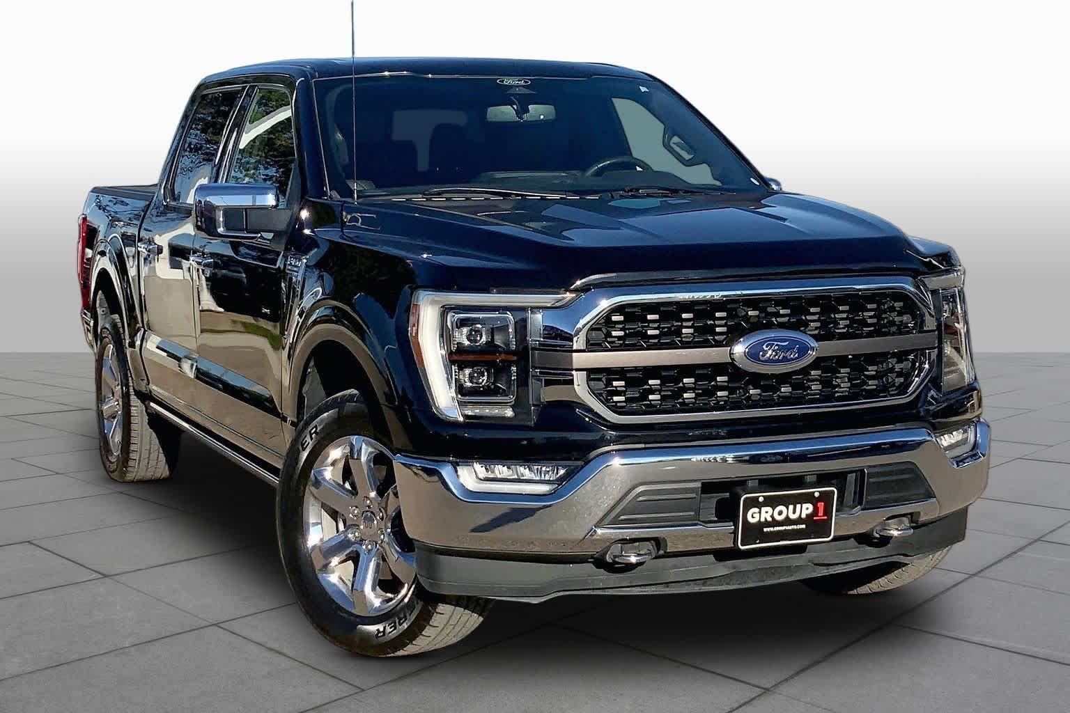 Used 2021 Agate Black Metallic Ford King Ranch image 2