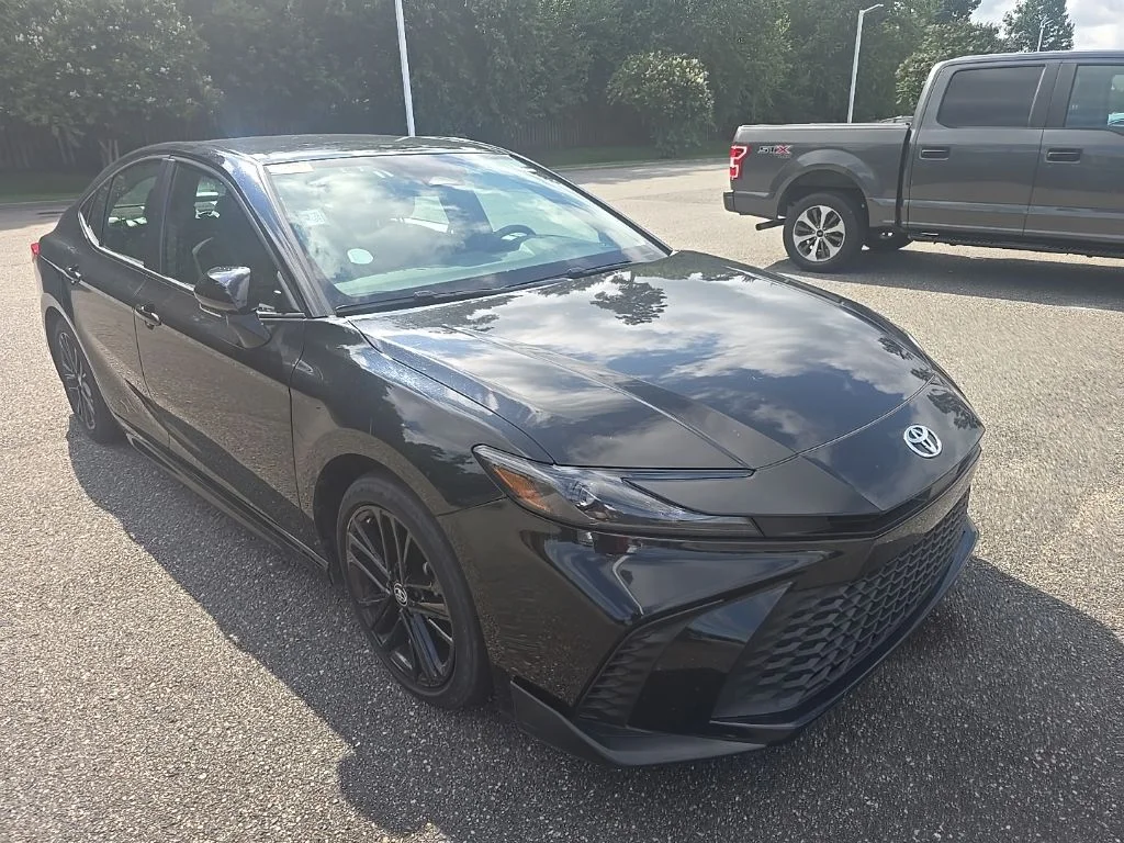 Used 2025 Black Toyota SE image 3