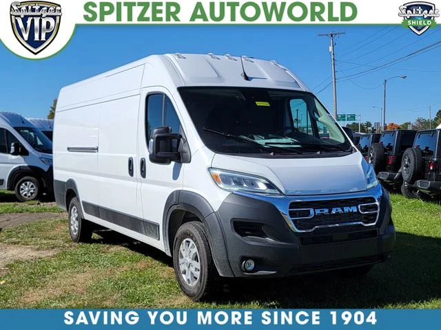 New 2025 Bright White Clearcoat RAM High Roof image 1