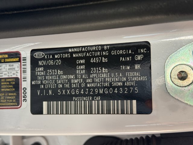 Used 2021 Glacial White Pearl Kia GT-Line image 24
