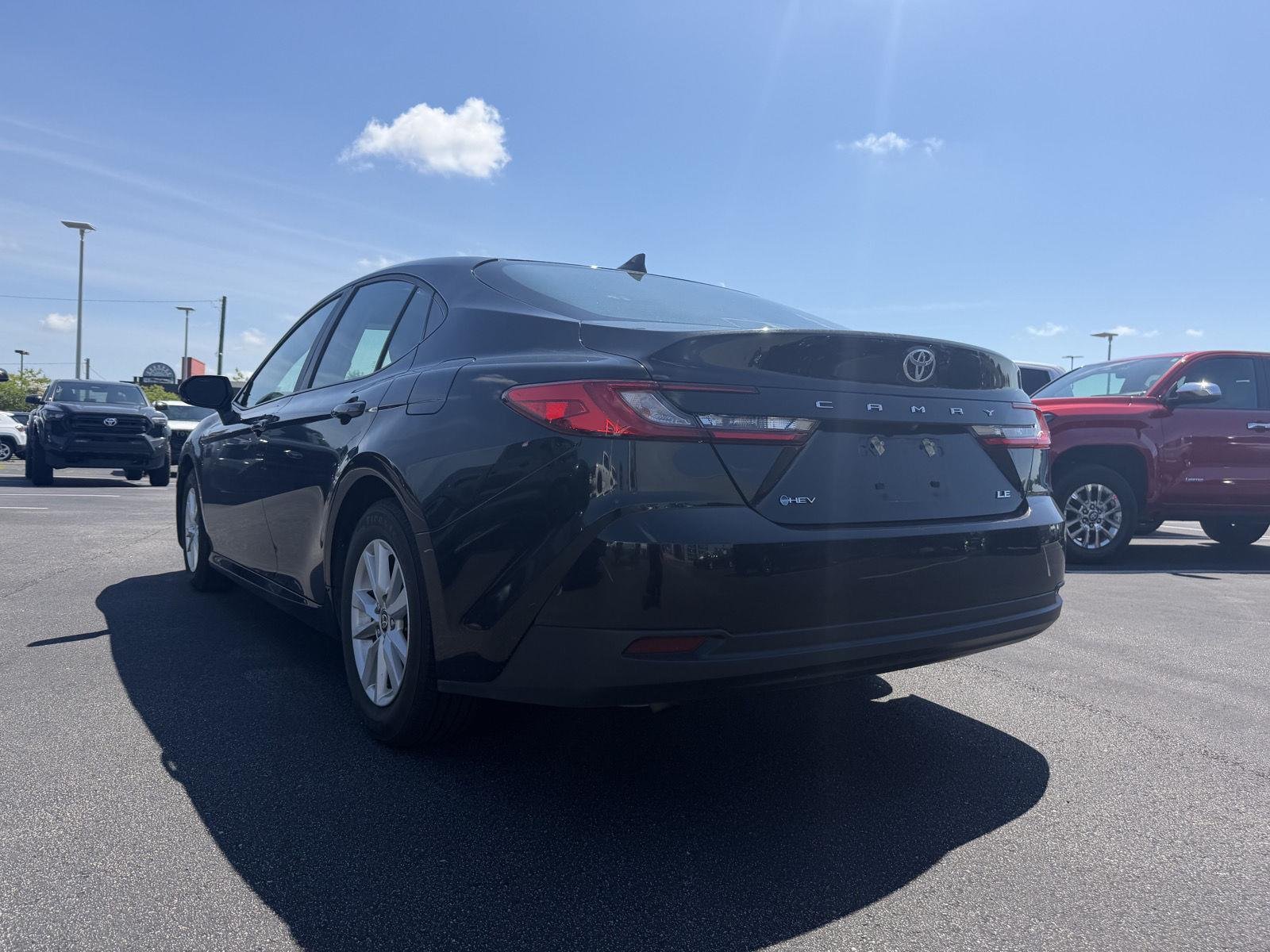 Used 2025 Midnight Black Metallic Toyota LE image 5