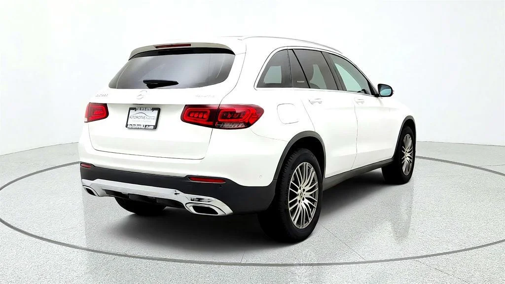 Used 2022 Polar White Mercedes-Benz GLC 300 4MATIC® w/ Panorama Roof & 12.3