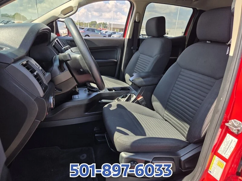 Used 2021 RED FORD XL 2WD SUPERCREW 5