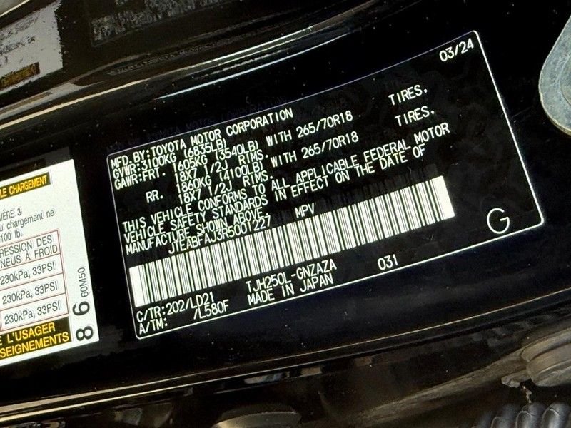 Used 2024 Black Toyota First Edition image 33