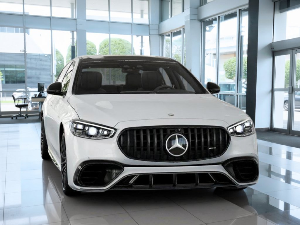 New 2026 MANUFAKTUR Moonlight White Metallic Mercedes-Benz S 63 E AMG® image 8