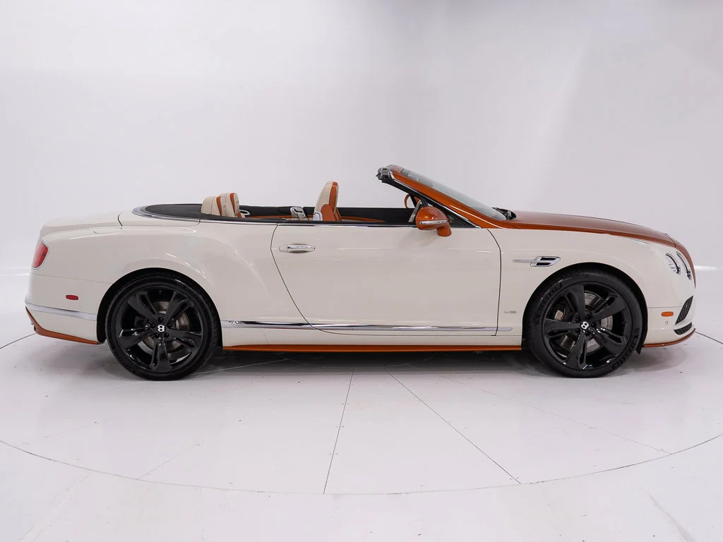 Certified Used 2017 Orange Flame over Ghost White by Mulliner PCG Bentley W12 Convertible image 6