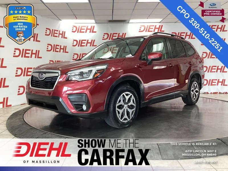 Used 2021 Red Subaru Premium image 5