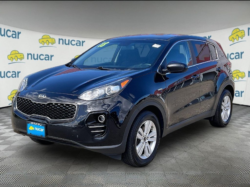 Used 2018 Black Cherry Kia LX image 3