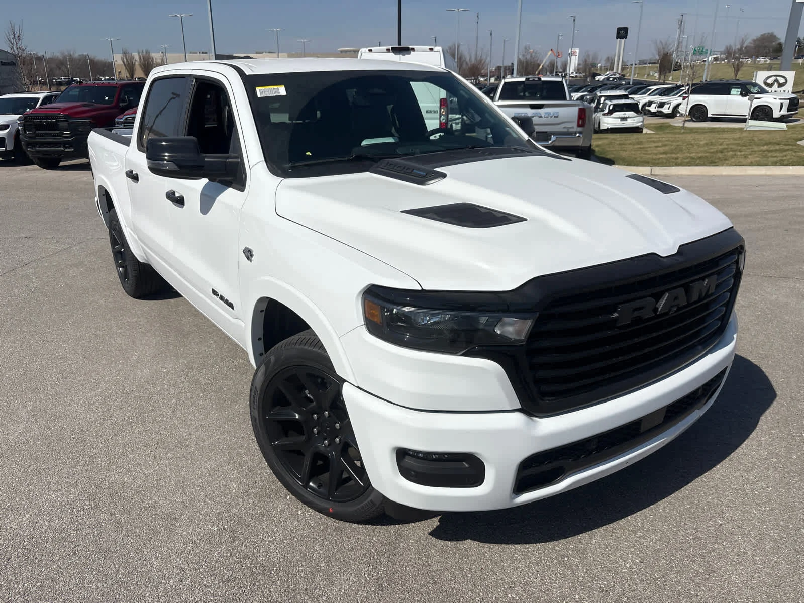 New 2026 Bright White Clearcoat Ram Laramie image 2