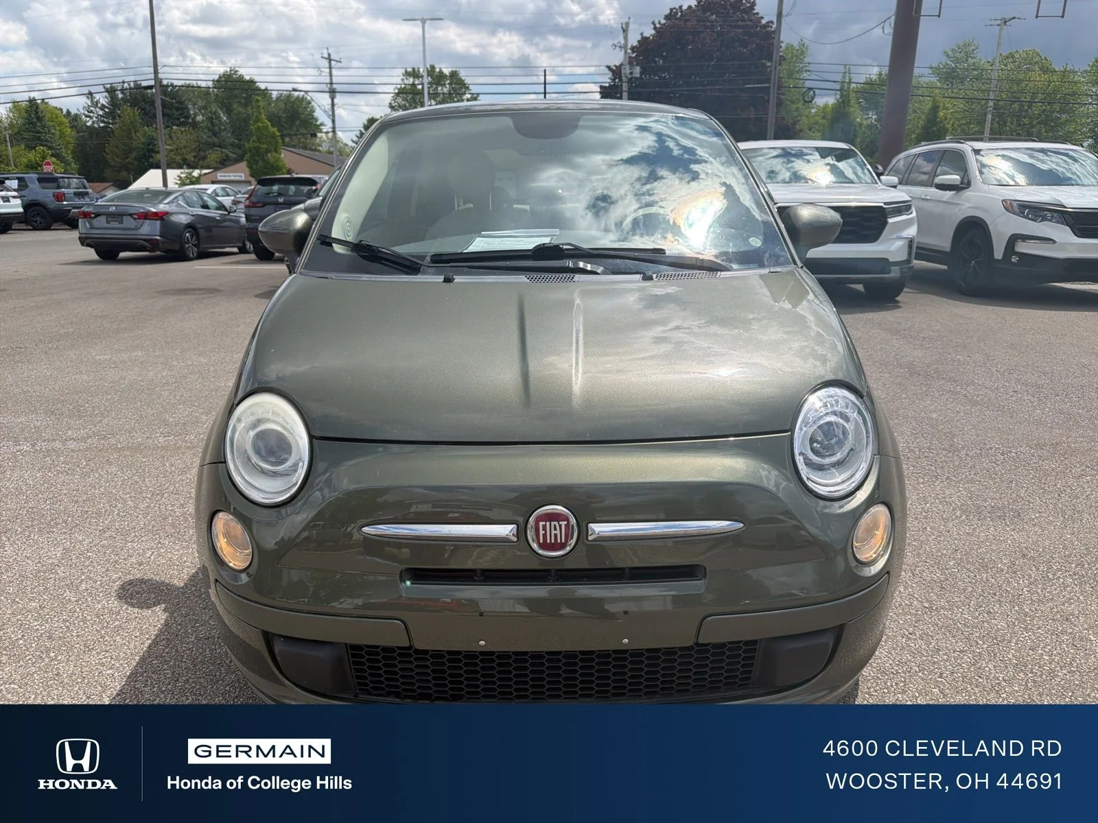 Used 2015 FIAT 500 Pop with VIN 3C3CFFAR8FT550381 for sale in Wooster, OH