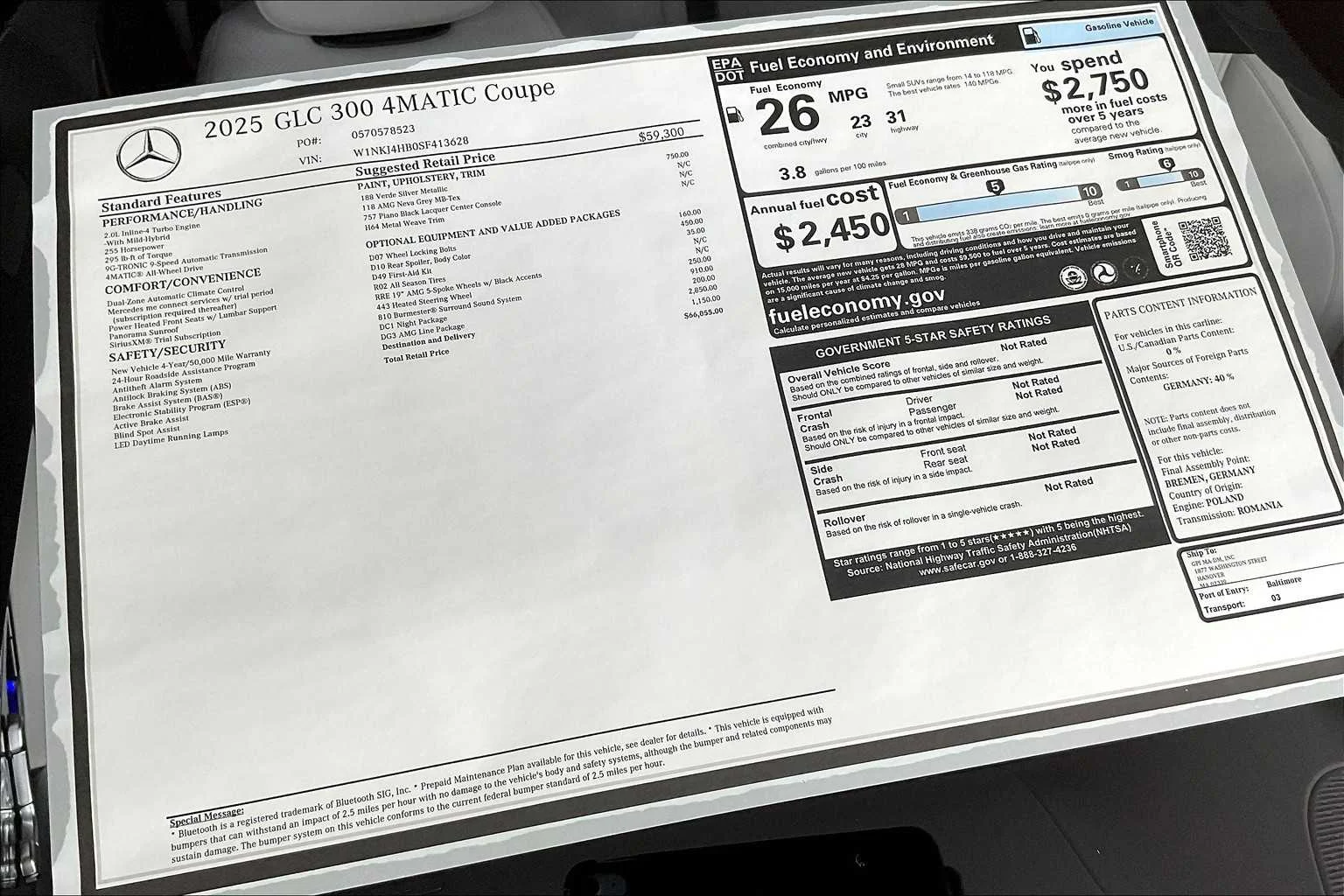 2025 Mercedes-Benz GLC Coupe Base - Photo 17