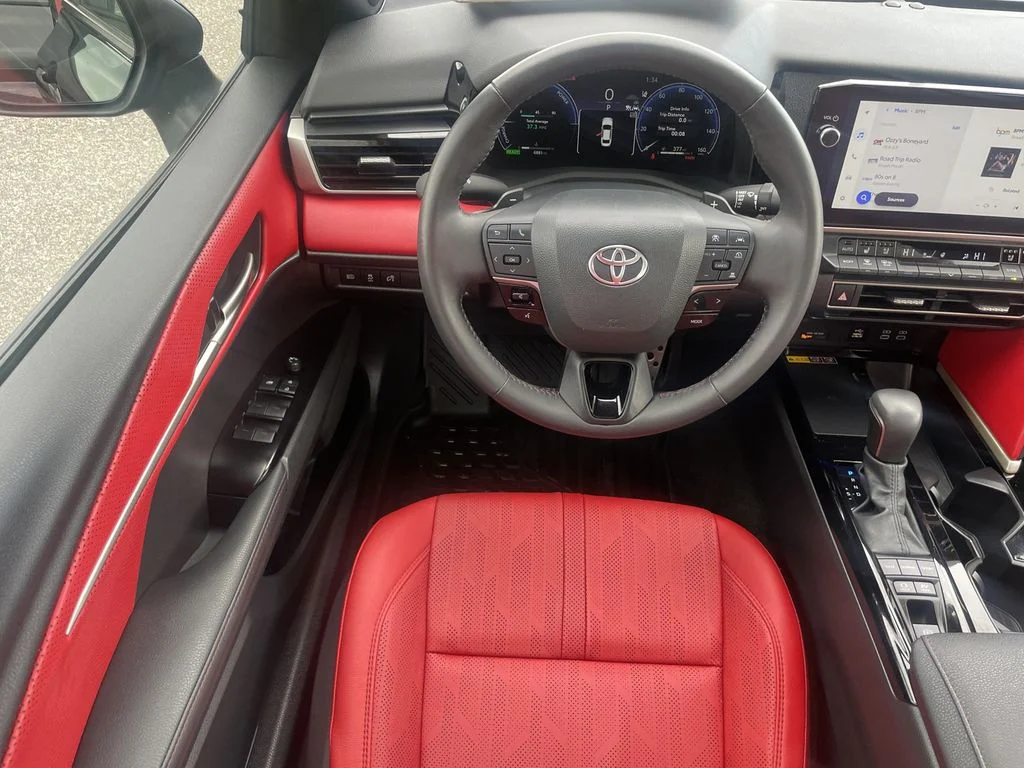 Used 2025 Midnight Black Metallic Toyota XSE image 12