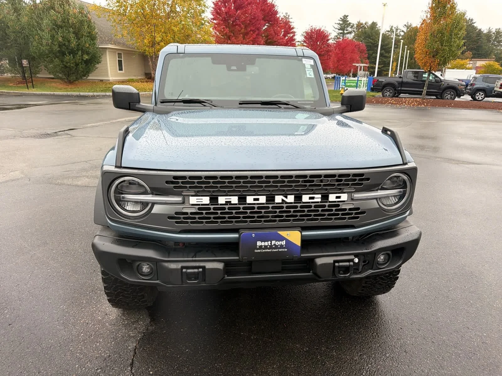 Used 2025 Azure Gray Metallic Tri-Coat Ford Badlands image 6
