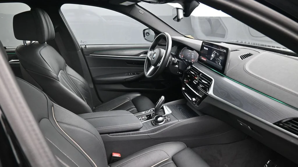 Certified Used 2023 Black Sapphire Metallic BMW M550i xDrive image 2