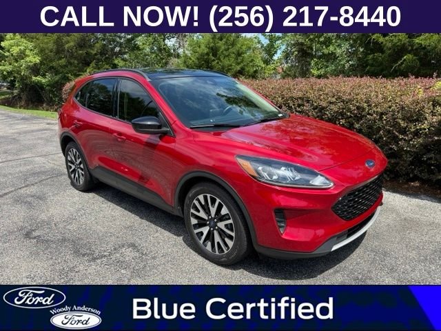 Certified Used 2020 Rapid Red Metallic Tinted Clearcoat Ford SE Sport image 5