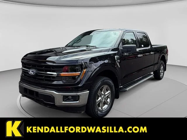 Used 2024 Agate Black Metallic Ford XLT image 1