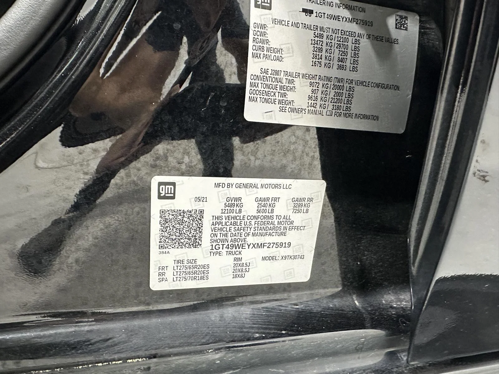 Used 2021 EBONY TWILIGHT METALLIC GMC Denali image 33