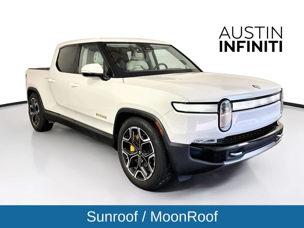 Used 2022 Glacier White Rivian Adventure image 1