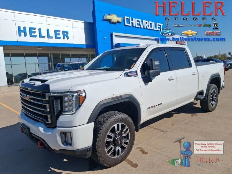 Used 2022 Summit White GMC AT4 image 1