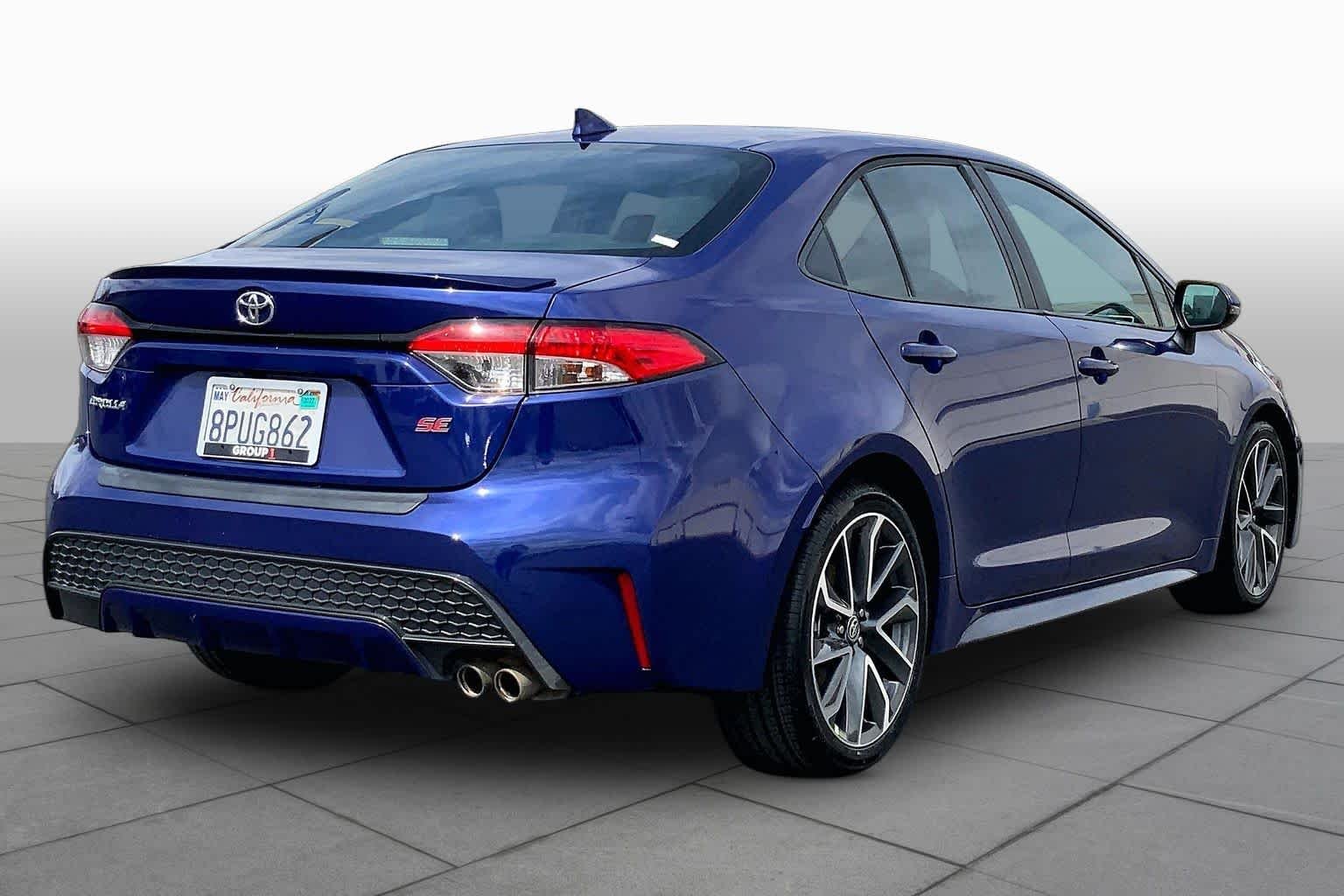 Used 2020 Blue Crush Metallic Toyota SE image 12
