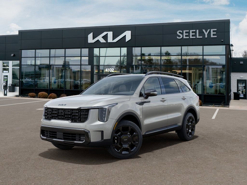 New 2026 Ivory Silver Kia X-Line EX AWD image 1