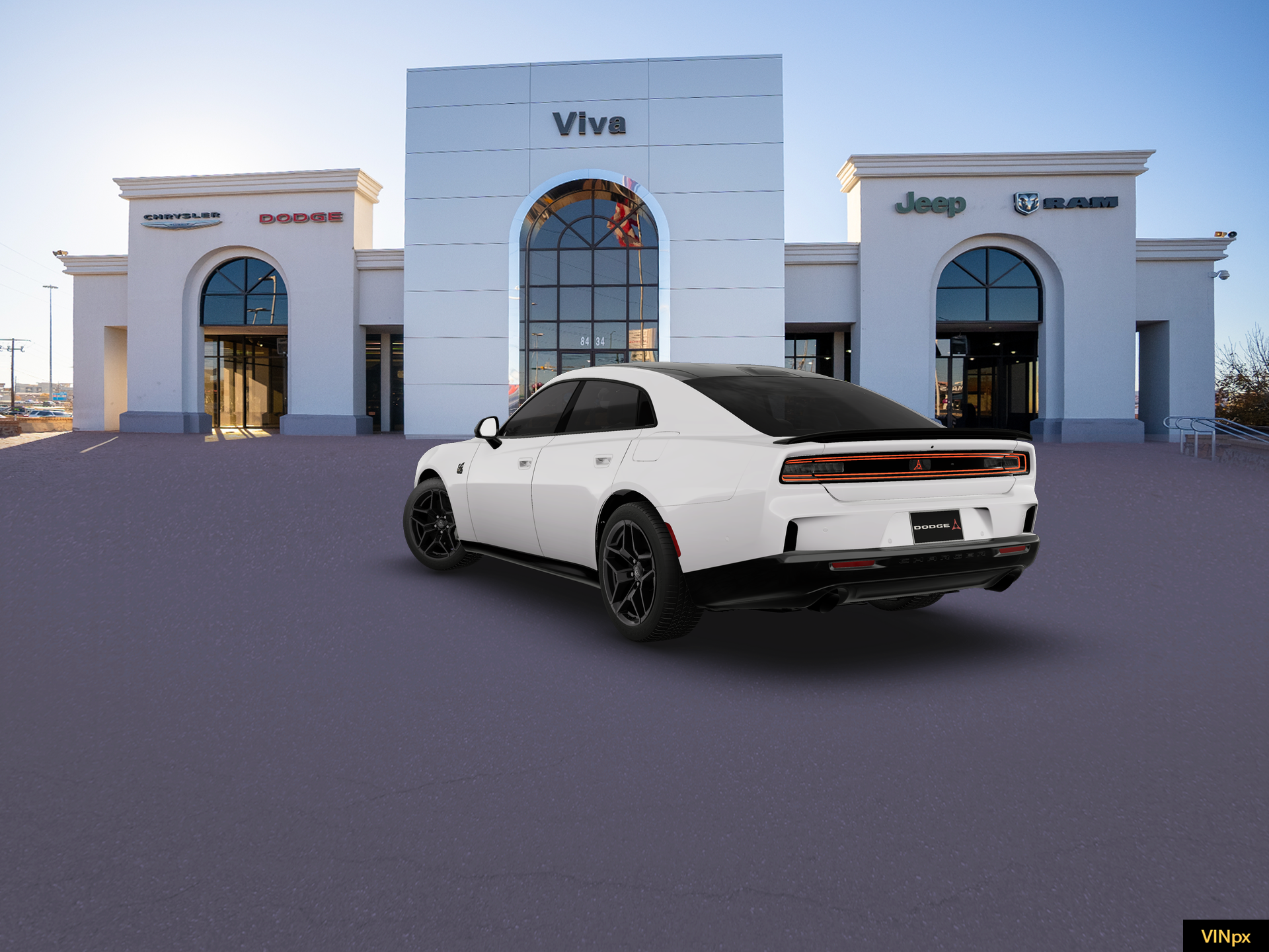 New 2026 White Knuckle Exterior Paint Dodge Scat Pack image 5