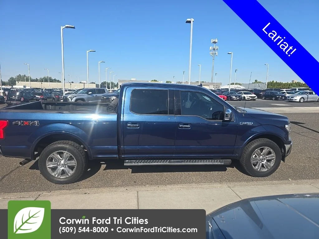 Used 2018 Blue Ford Lariat image 5