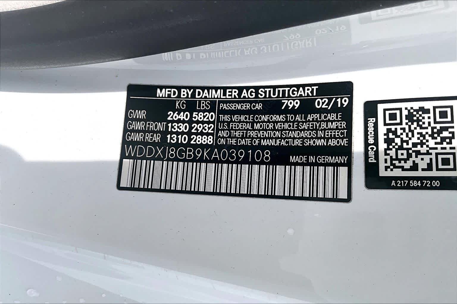 Used 2019 designo Diamond White Mercedes-Benz S 560 image 32