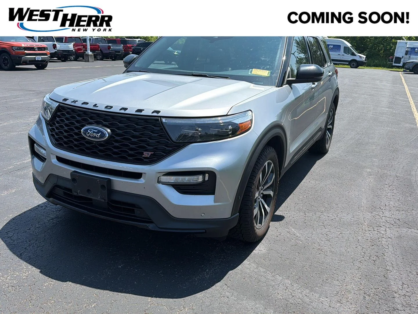 Used 2021 Iconic Silver Ford ST image 1