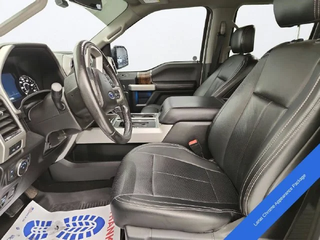 Used 2018 White Platinum Ford Lariat image 12